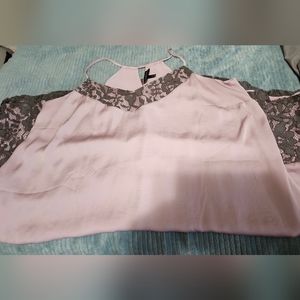 Lane Bryant satin-like lace trimmed dress. Size 20